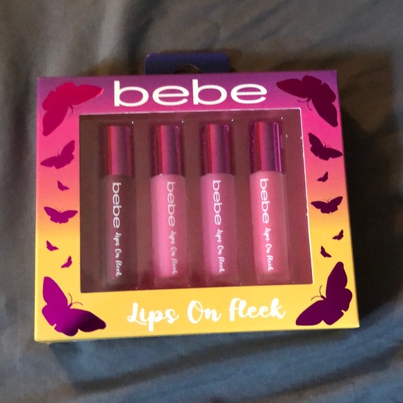 BEBE- 4pc- Lips On Fleek Lip Set - Picture 1 of 7